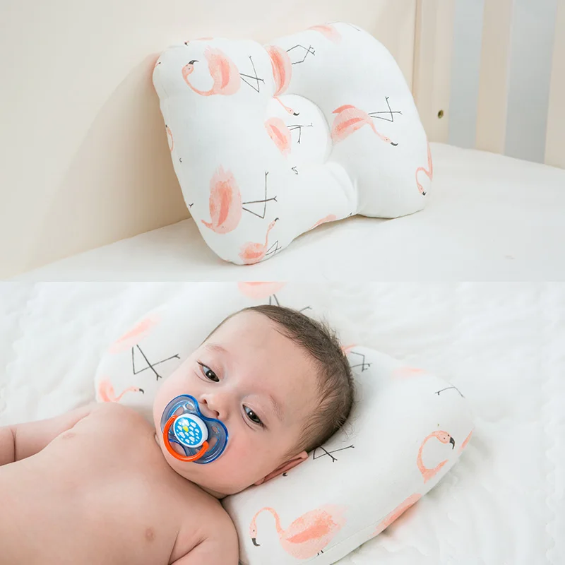 Muslin Pillow for Baby Head Protection, Cushion Bedding Sleep