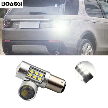 

BOAOSI 2x White P21W BA15s 1156 2835SMD LED Canbus Backup Reversing Light For Land Rover Discovery 3 Range Rover Freelander