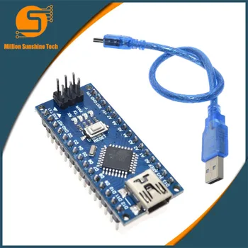 

Nano Mini USB With Bootloader Compatible Nano 3.0 Controller for Arduino CH340 USB Driver 16Mhz Nano v3.0 ATMEGA328P/168P