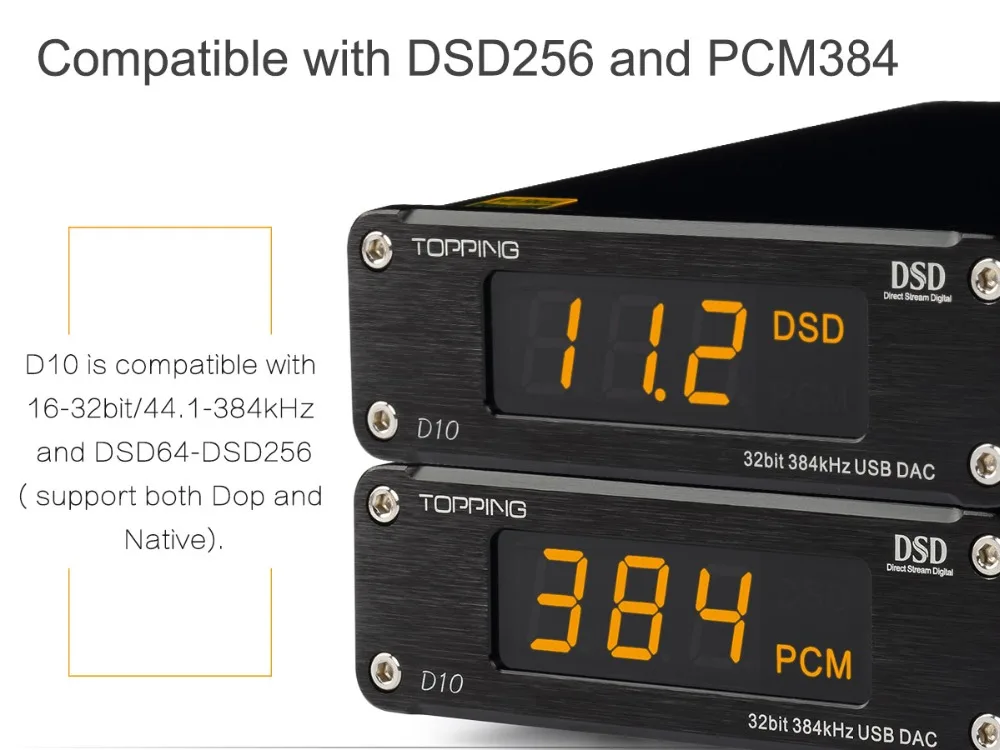 Топпинг D10 мини USB ЦАП CSS XMOS XU208 ES9018K2M OPA2134 аудио усилитель декодер