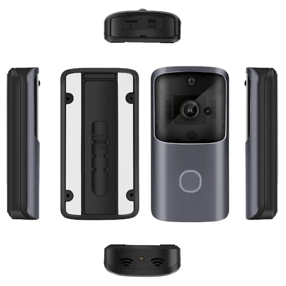 BEESCLOVER M10 беспроводной WiFi умный дверной звонок ИК Видео визуальное кольцо камера домофон для домашней безопасности r20