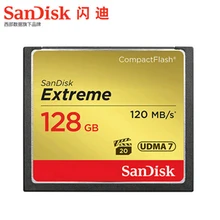 Sandisk Extreme Compact Flash Kamera Speicher Karte 16 GB 32 GB 64 GB 128 GB für 4 K und Volle HD Video Bis zu 120 MB / s Lesen Geschwindigkeit