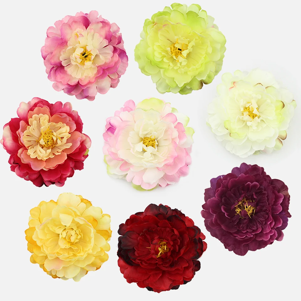 11cm Artificial peony head /Artificial Silk Flowers Heads/wedding DIY