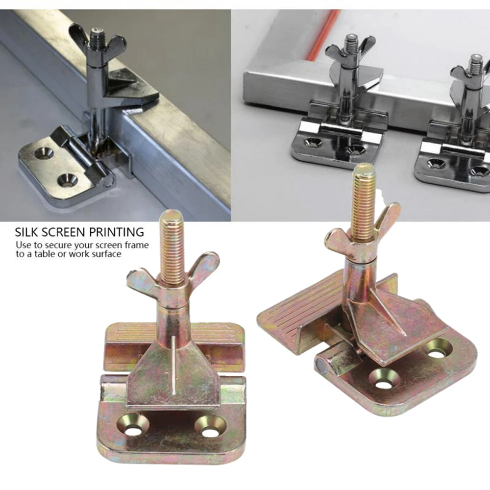 2 шт. шелкография Металлическая Рамка Бабочка петля зажим DIY хобби экран живопись фиксирующая петля зажим аппаратные средства Зажим инструменты