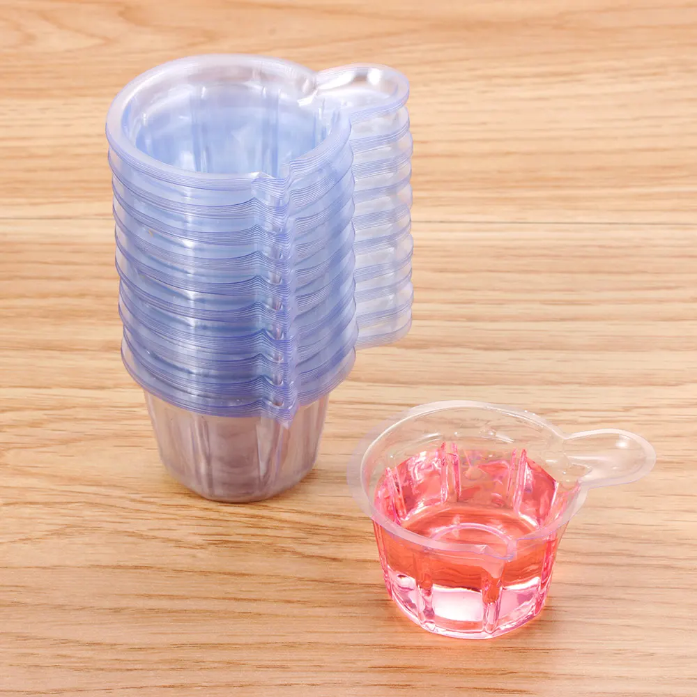 

100Pcs 40ML New Plastic Disposable Cups Dispenser DIY Epoxy Resin Jewelry Making Tool Modulation cup dispenser Accessories