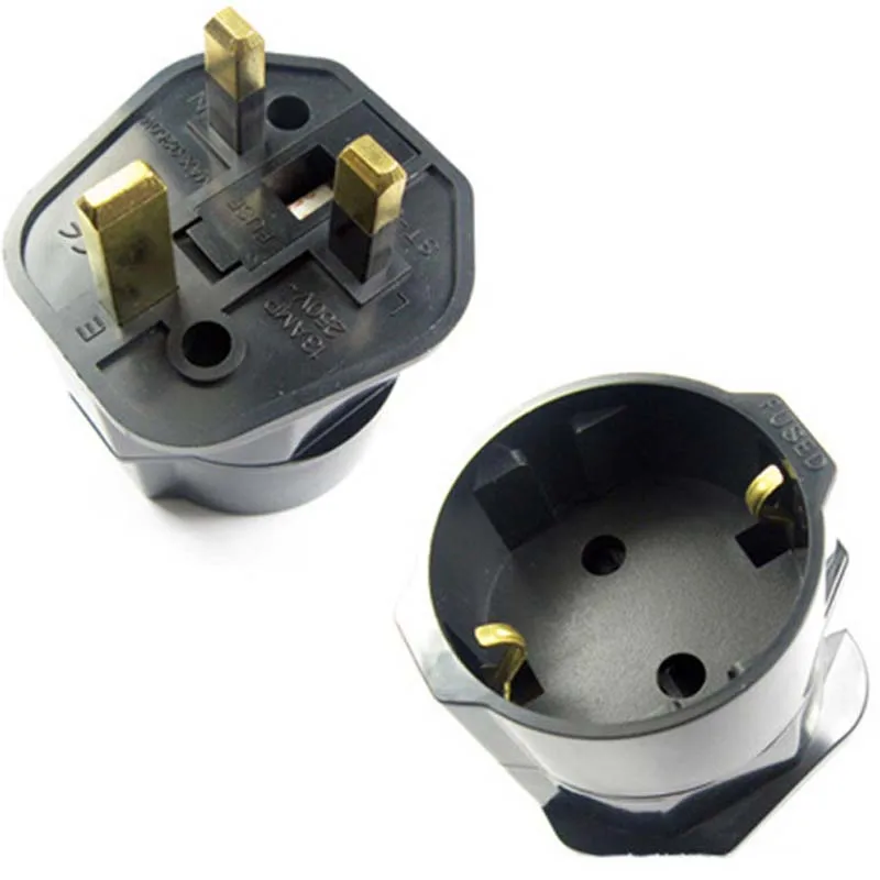 10pcs/lot German to UK England Britain Singapore Electrical socket