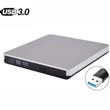 Внешний USB 3,0 Высокое скорость DL DVD RW горелки CD писатель тонкий портативный оптический привод для Asus samsung Acer Dell Универсальный SONY hp