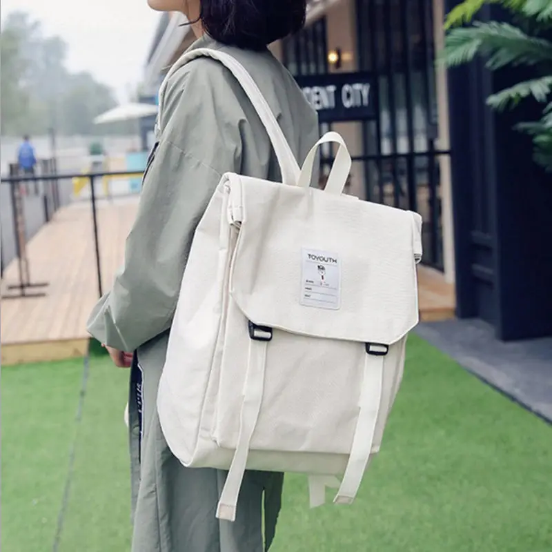 

2017 New brand fashion bag women canvas backpacks for teenage girls large capacity female shoulder bag student schoolbag men