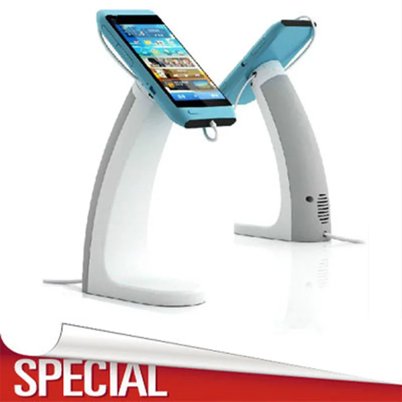

10xWireless mobile phone security display mobile phone burglar alarm stand for tablet anti-theft retail exhibit with lock cable