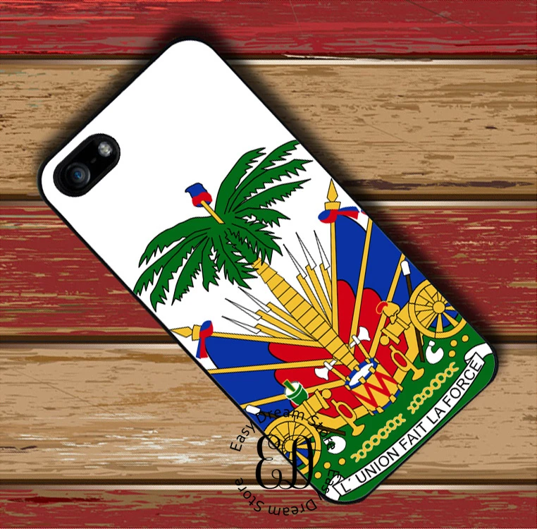 Haiti Coat of Arms Logo case for iphone 11 12 pro X XR XS Max 6 7 8 plus Samsung S10 S20 s8 s9 plus note 8 9 10 iphone 8 phone cases