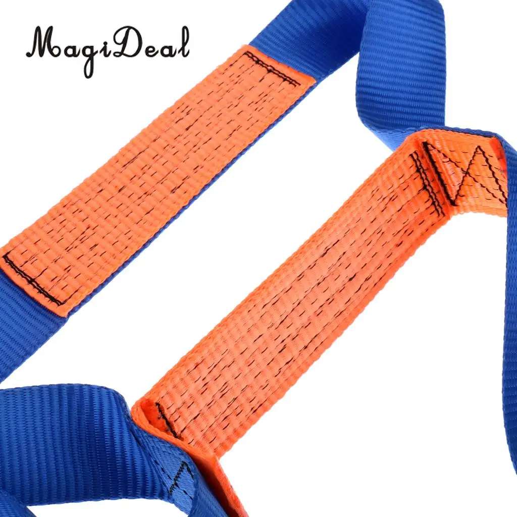 Heavy Duty Strong Flat Webbing Kayak Canoe Boat Rib Boarding Ladder Inflatable Dinghy Accessory for Water Ski Wakeboard Sailing