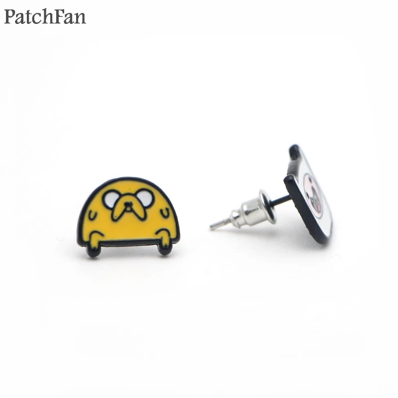 Patchfan время приключений Мультфильм Креативный дизайн для сережек вечерние украшения подарки подруге на день рождения подарки A1419