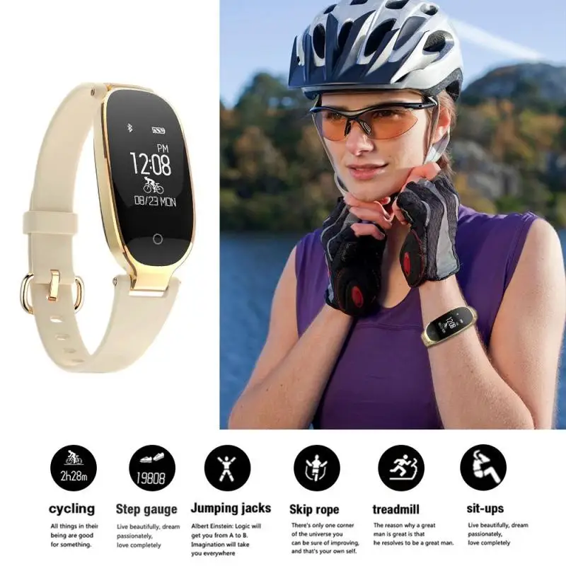 s3 bluetooth waterproof smart watch fashion women ladies fitness tracker for women