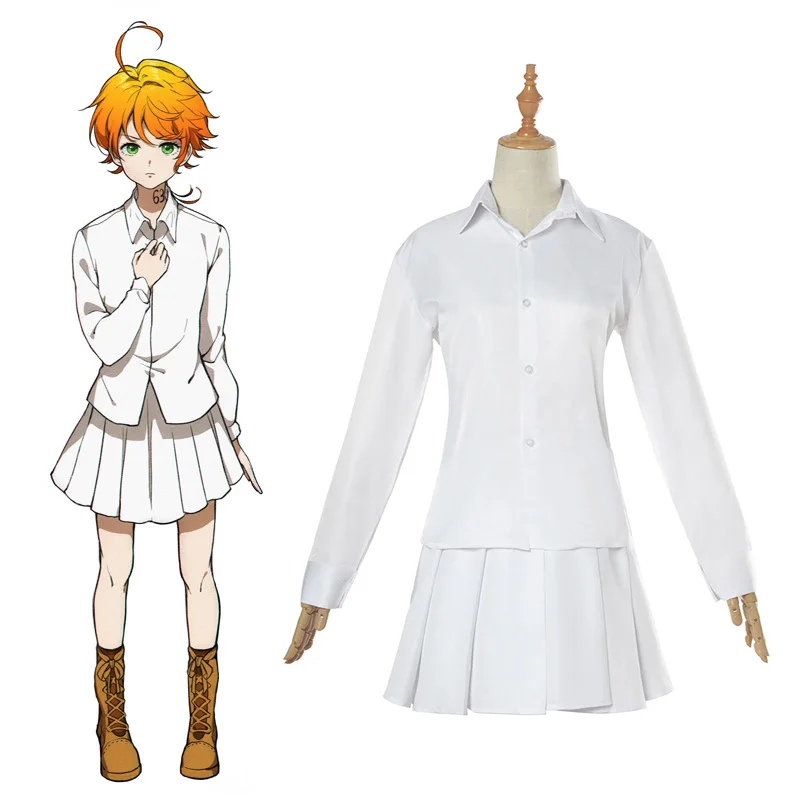 Anime Yakusoku no Neverland The Promised Neverland Cosplay Costume