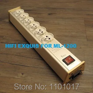 Розетка питания YAQIN ML 1200 HIFI фильтр кондиционера Блок Напряжения С 6 способами