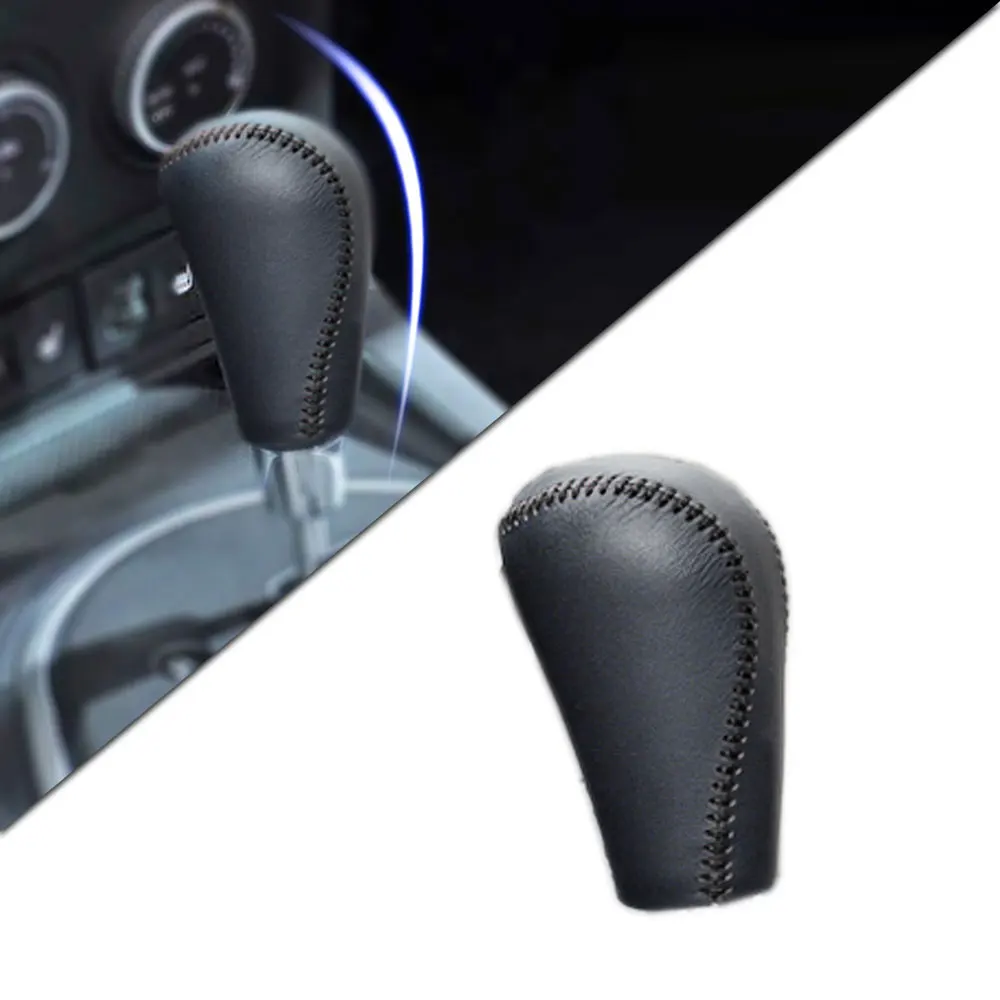 Автомобильный чехол из искусственной кожи для Mazda 6 2009-2012 Mazda 3 2010 Mazda Axela 2010 Чехол для рычага переключения передач рычаг переключения передач