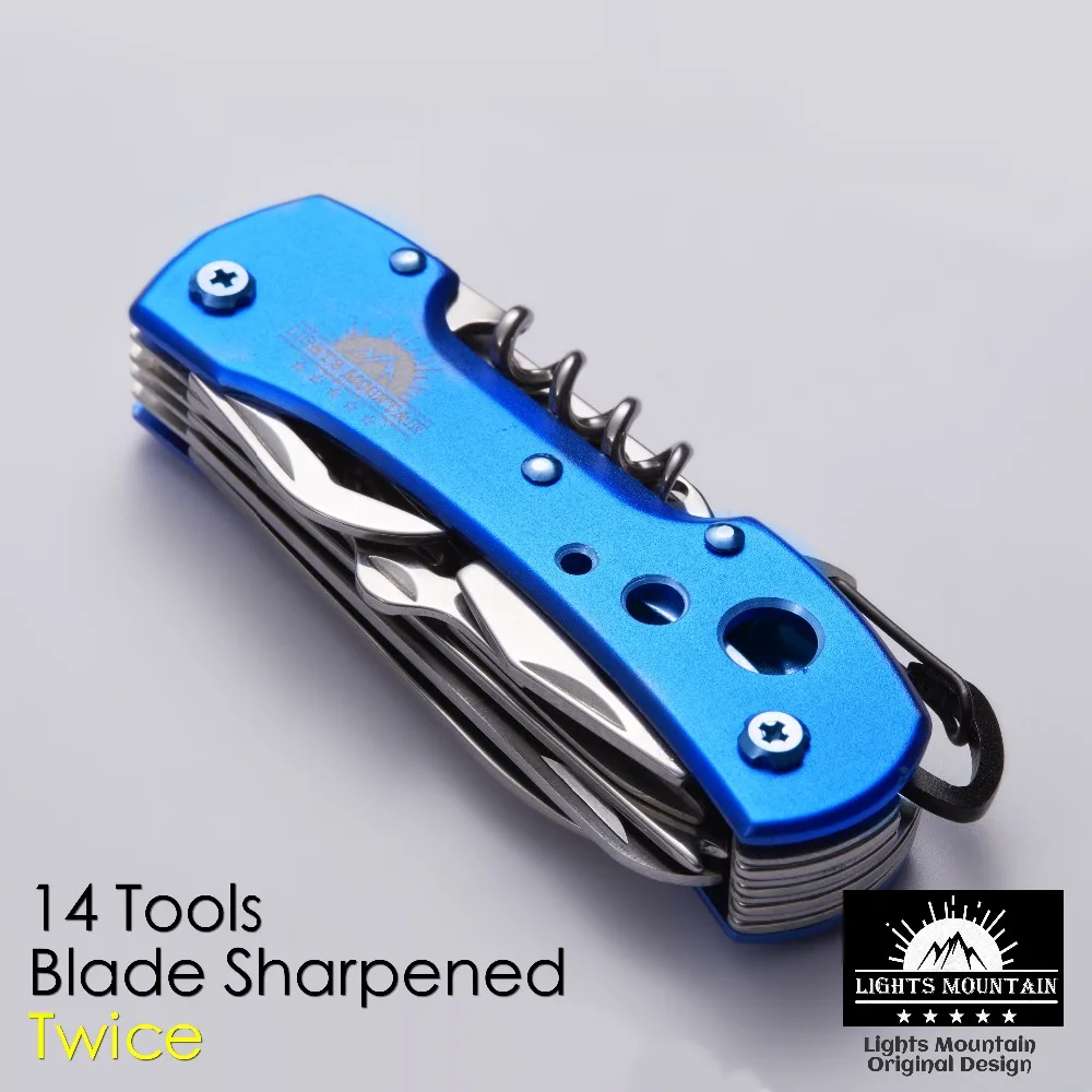 

Swiss Multifunctional Knife folding Army Knife EDC Tool Ferramentas Outdoor never fade Survival Knife Made by LIGHTS MOUNTAIN