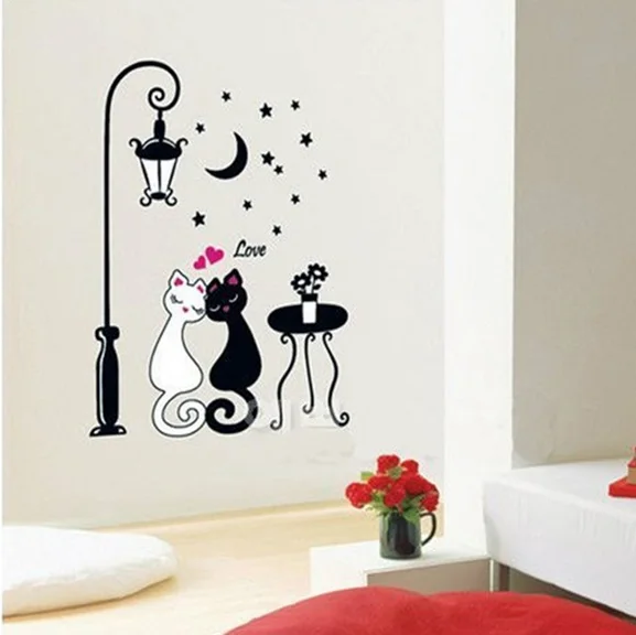 Cartoon car Flower vine DIY Vinyl Wall Stickers For Kids Rooms Home Decor Art Decals 3D Wallpaper decoration adesivo de parede