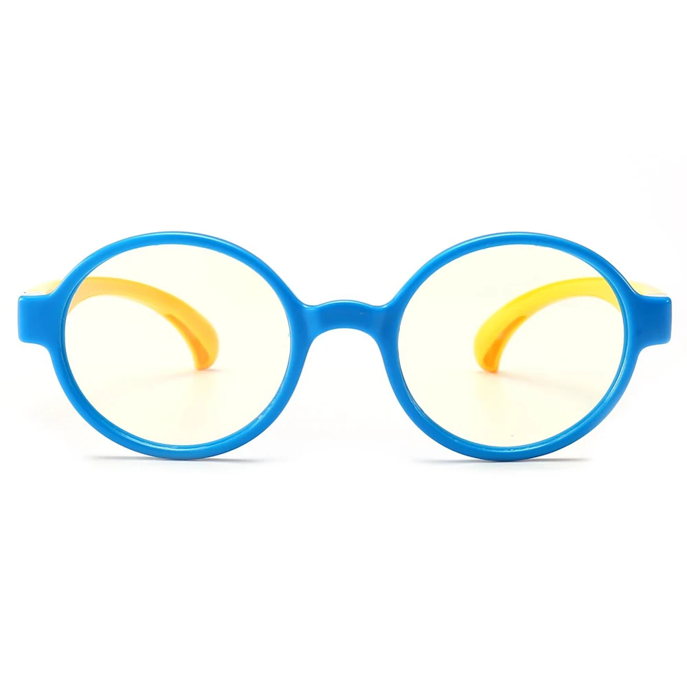 Kachawoo мальчик очки Оптические девушка tr90 анти-синий светильник круглые оправы для очков дети Черный Красный Детская мода