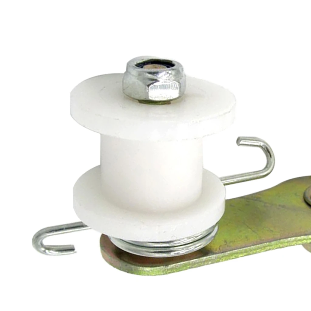 Motorcycle Spring Roller Wheel Adjuster Chain Tensioner Guide Slider for 110cc 125cc 140cc Pit Dirt Bike Chain Tensioner Roller
