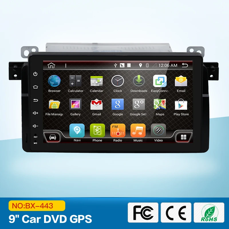 

2G RAM HD Touch Screen quad-core car radio GPS Navigation pc android 7.1.1 for BMW E46 M3 Radio Steering wheel 4G USB Wifi