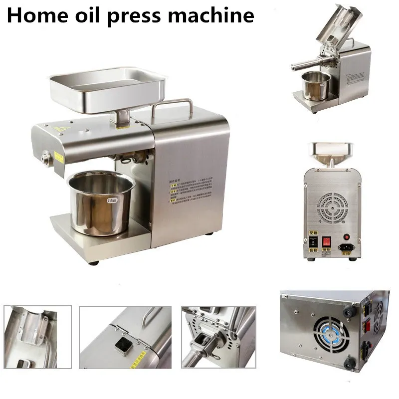 Best household  Peanut oil press machine,DIY experience,oil expeller for  seed soybean.Oil Pressers