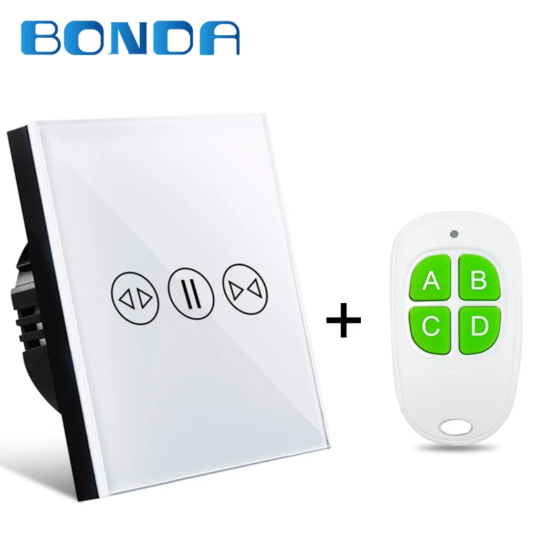 BDNDA EU standard one electric remote control curtain control switch