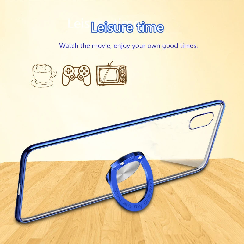 Finger Ring Cover For Huawei Mate 20 Pro Mate 20x Mate 9Mate 10 Case Transparent Clear PC Back Cover For Huawei Mate 20 Pro   (4)