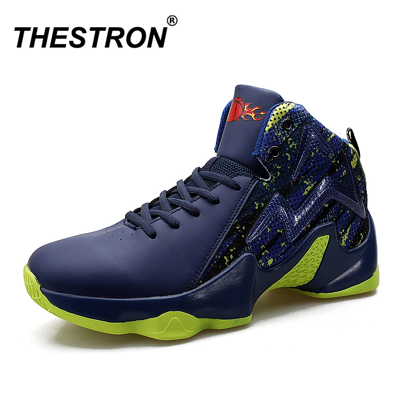 

Boys Basketball Boots Slip-resistant Men Sport Training Sneakers Anti-Slippery Shoes Basketball Hard-Wearing Basketball Trainers
