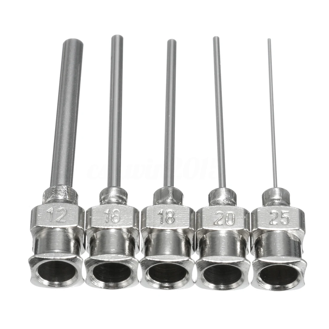 

5Pcs Gauge Blunt Stainless Dispensing Syringe Needle Tip 12 16 18 20 25 38mm/L