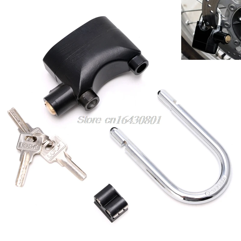 

Waterproof Siren Alarm Padlock Alarm Lock for Motorcycle Bike Bicycle Perfect Security with 110dB Alarm Pad locks Long Style BK