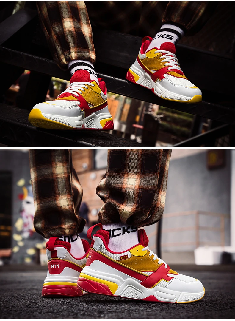 Men's Shoe Casual Trainers Sneaker Dad Shoes Men Sneakers Luxury Brand Platform Chunky Sneakers Men Casual Shoes High Platform  (5)