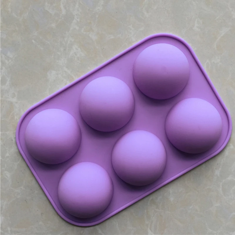 JX-LCLYL Silicone Half Ball Sphere Baking Mould DIY Chocolate Cupcake Cake Mold