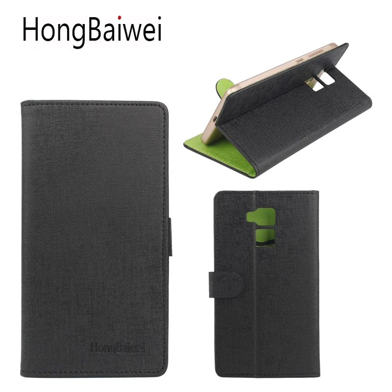 

HongBaiwei Flip Cover case For Vernee Apollo Lite Phone Bags Case for Vernee Apollo Lite Cover Luxury Leather Hit Color Wallet