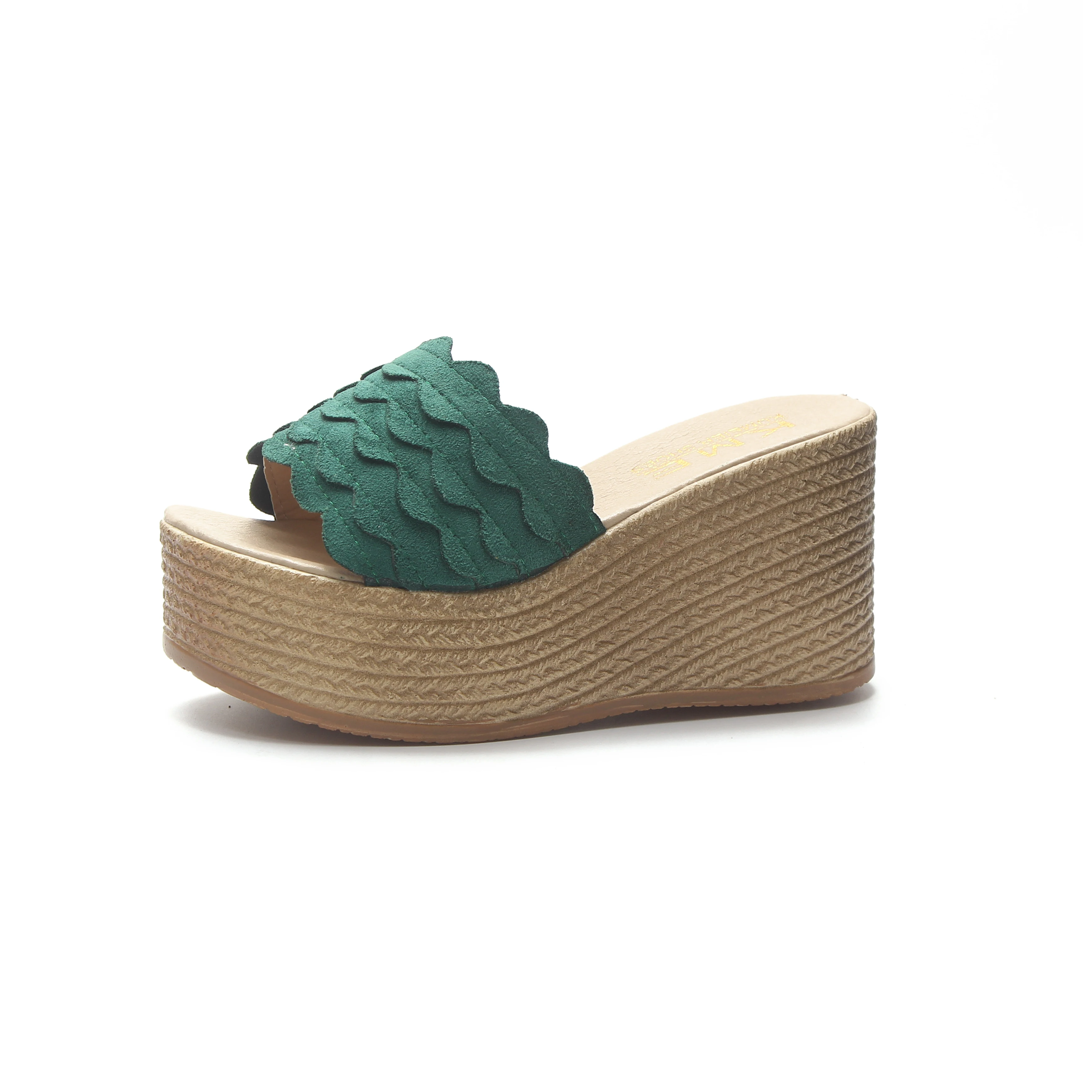 

Drop Shipping Slides Women Designer Creepers Sandals High Heels Slippers Peep Toe Brand Women Flip Flops Bow Slip On