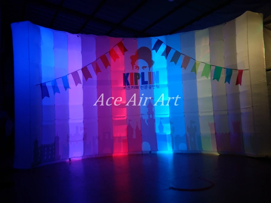 customized logo black Inflatable photo booth font b backdrop b font for photography