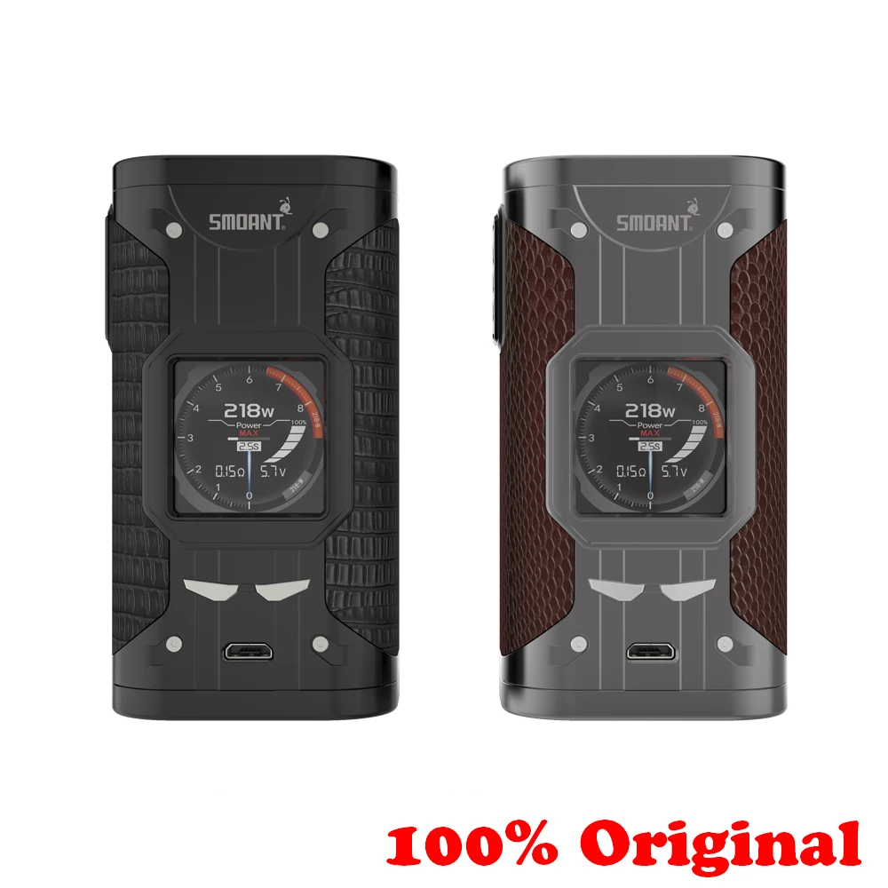 

Original Smoant Cylon 218w Electronic Mod TC Electronic Cigarette 510 Thread Vape Mod With 1.3 inch LED Screen Vaporizer Vaper