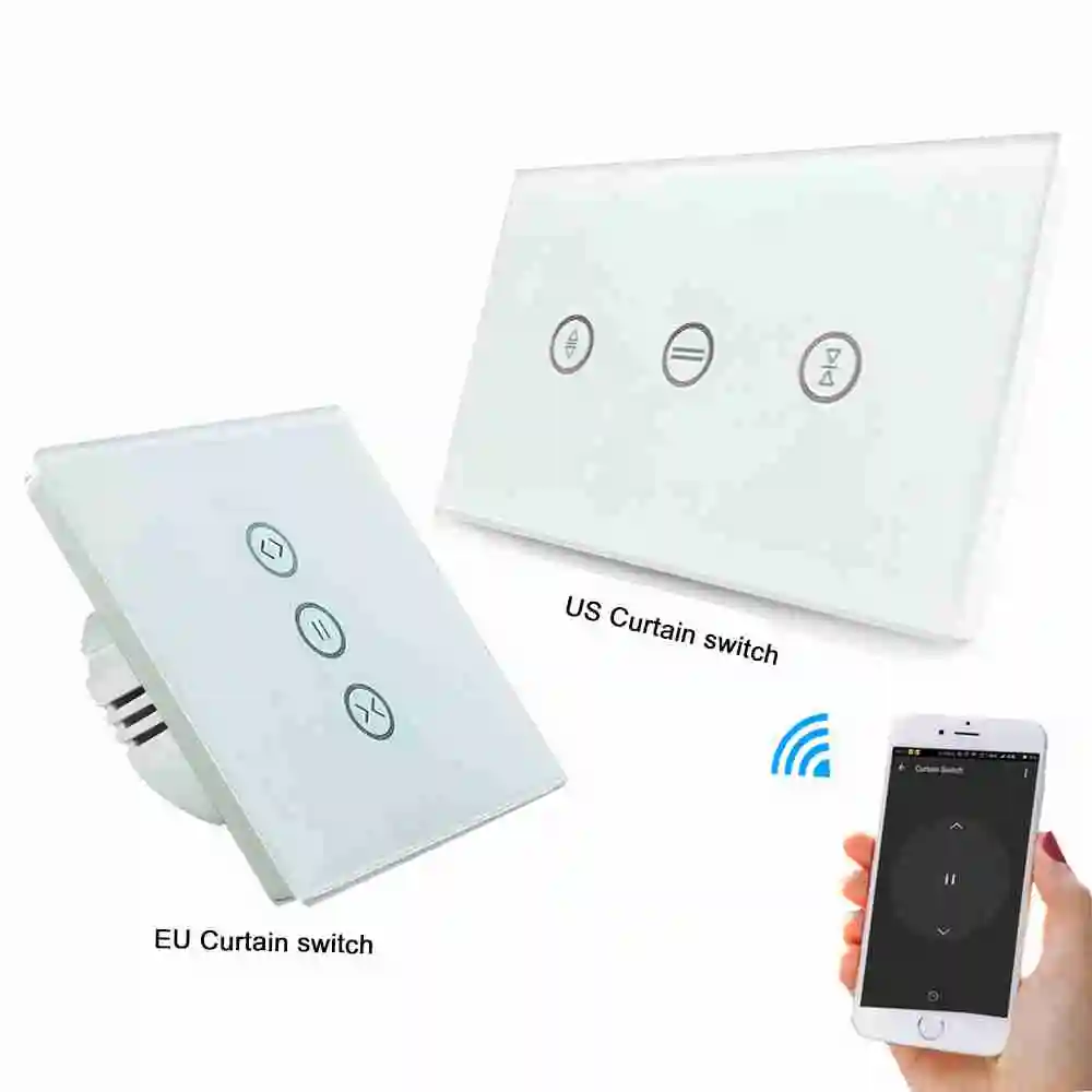 

Eu Us Smart Wall Switch Wifi Control Via App Or Voice Control By Alexa Google Home Smart Home Use For Motors Roller Shutter