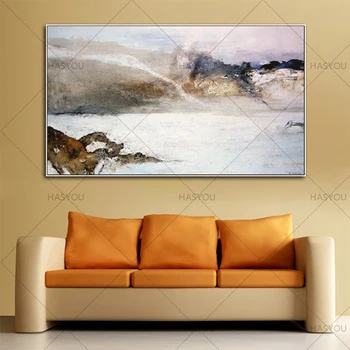 

big Size Hand Painted Abstract Landscape Oil Painting On Canvas Wall Picture Living Room Bedroom Office Landscape painting decor