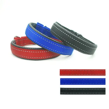 

200Pcs/Lot Lively Pet Dog Refletive Stripe Padded Collar 2.0cm 3 Color CPP2007