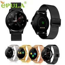 Новое поступление года Горячие K88H MTK2502C Bluetooth Smart Часы Heart Rate трек наручные Нержавеющая сталь Montres intelligents