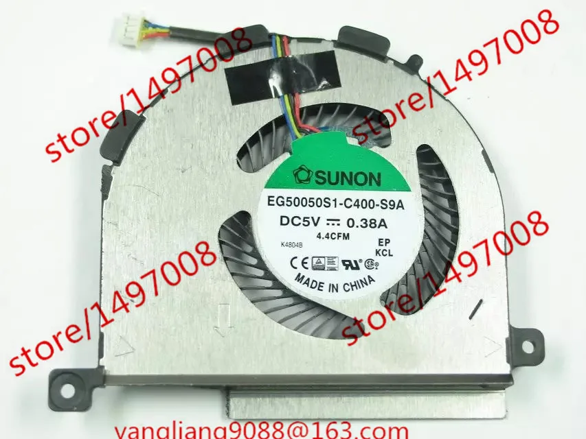 

Free Shipping For SUNON EG50050S1-C400-S9A DC 5V 0.38A 4-wire 4-pin connector 40mm Server Laptop Cooling fan