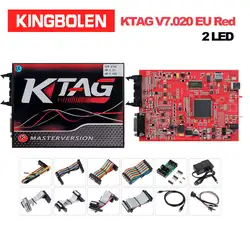 KTAG K-TAG V7.020 V2.23 2 светодиодный мастер-версия без жетона лимит для автомобиля/мотоцикла/грузовика ЭБУ Программирование FW V7.020 SW V2.23 функция BDM