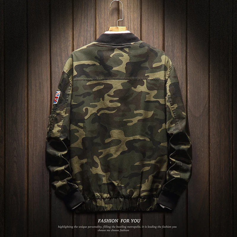 2019 COUTUDI New Mens Fashion Streetwear Camouflage Windbreakers Cotton Padded Jackets High Quality Men Clothing Hip Hop jackets