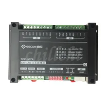 8AI4AO аналоговые входные и выходные модуль Ethernet RS485 RJ45 232 интерфейс Modbus контроллер