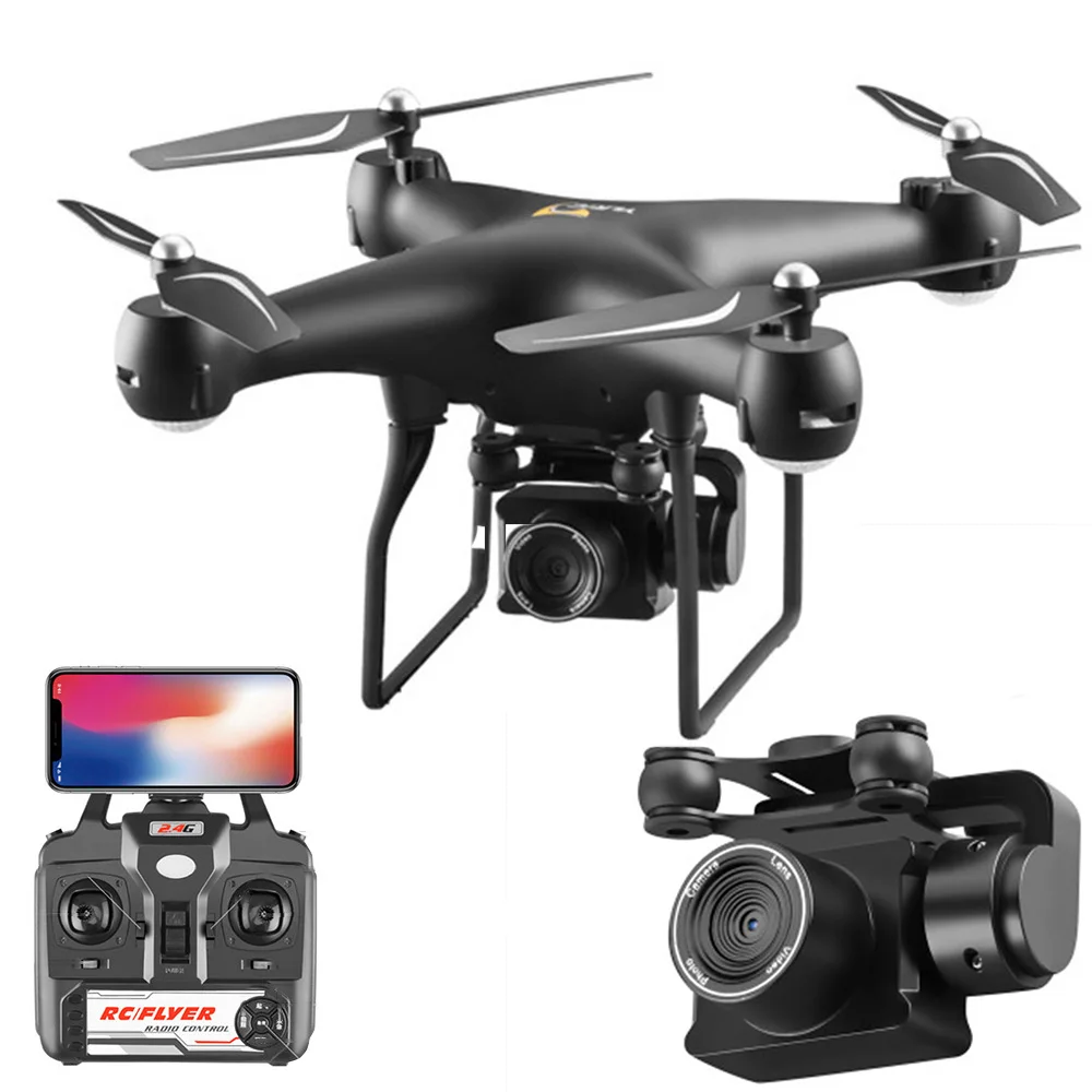 Улучшенный Квадрокоптер S32T fpv с 4K камерой ESC HD 20 МП регулируемая камера селфи Дрон