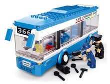 GUSUG City Bus tijolos de Plástico Blocos de Construção 235 pcs DIY Iluminar Modelo Kits de Construção do carro brinquedos Bricks Compatível com Lago