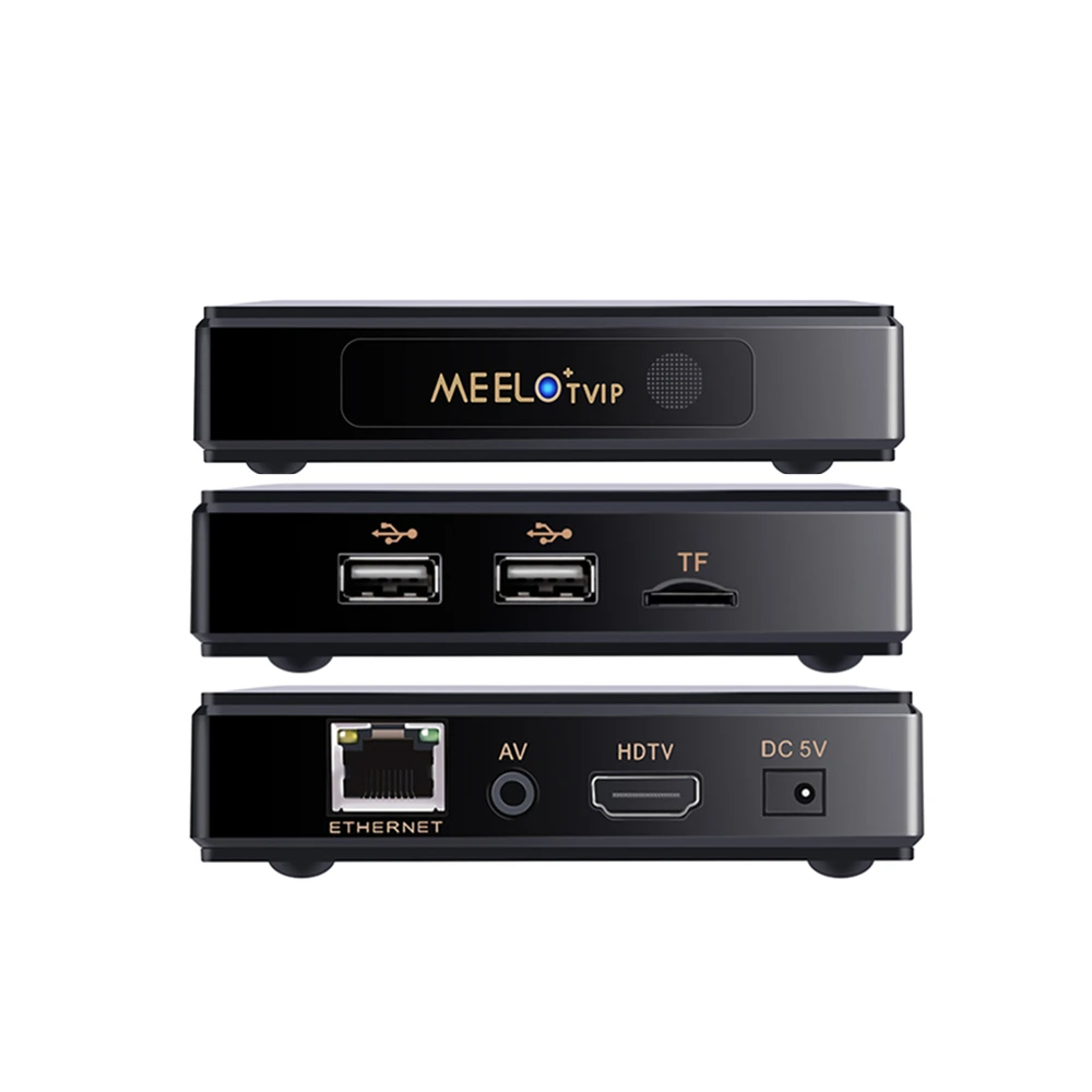 MEELO tv IP S805 четырехъядерный Linux IP tv M3U Smart tv Box Поддержка веб-портала H.265 Stalker wifi смарт медиаплеер PK MAG250