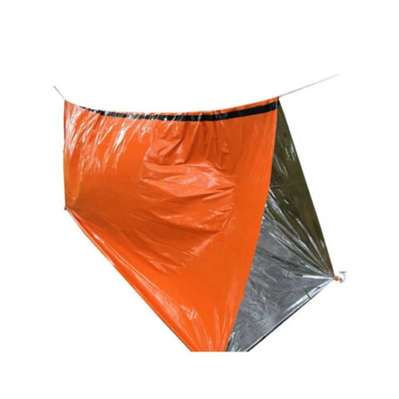 

2pcs/set Emergency Aid Sleeping Bag Survival Thermal Outdoor Camping Travel Warm Emergency First Aid Sleeping Bag