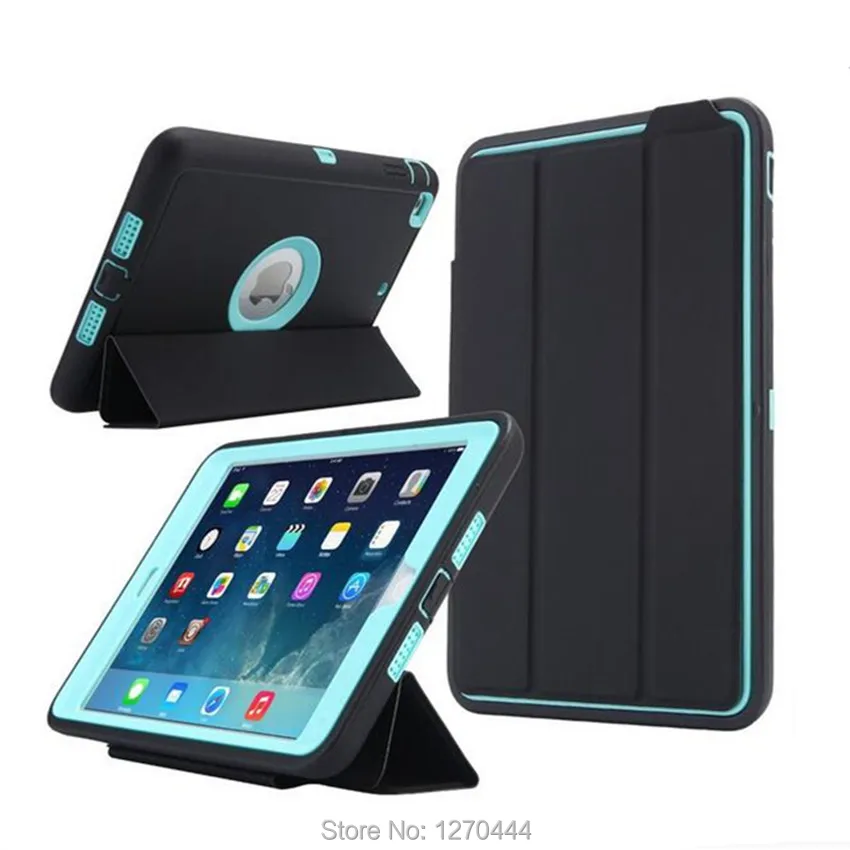 online Caso para apple ipad mini caso 1 2 3 Safe Kids Shockproof Heavy Duty PC Hard Cover para o ipad mini 2 funda cobertura tablet fique shell